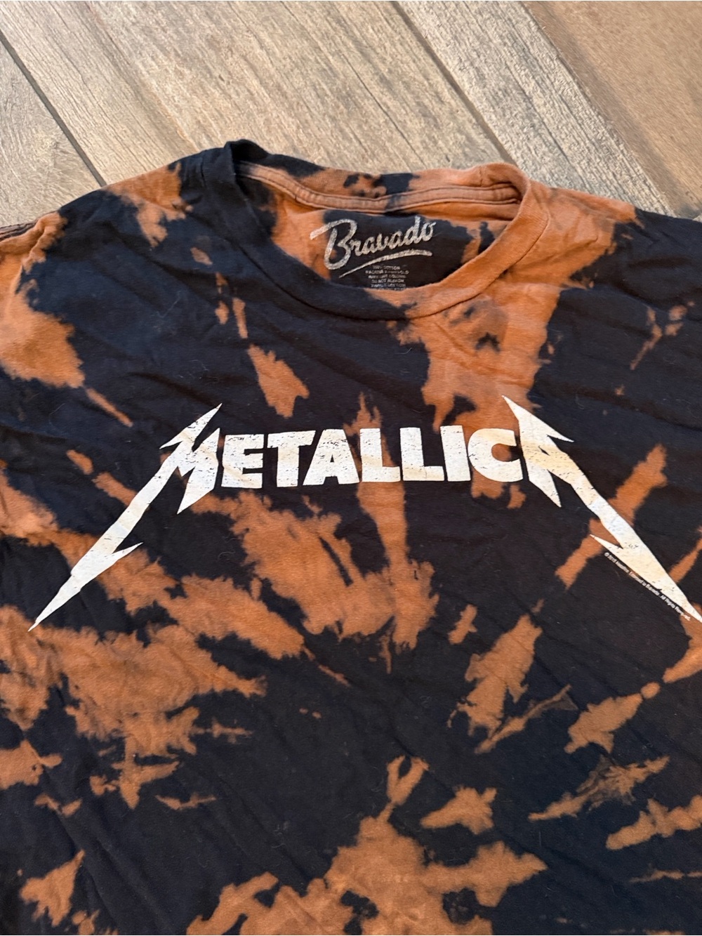 Metallica Custom Bleach Dye
